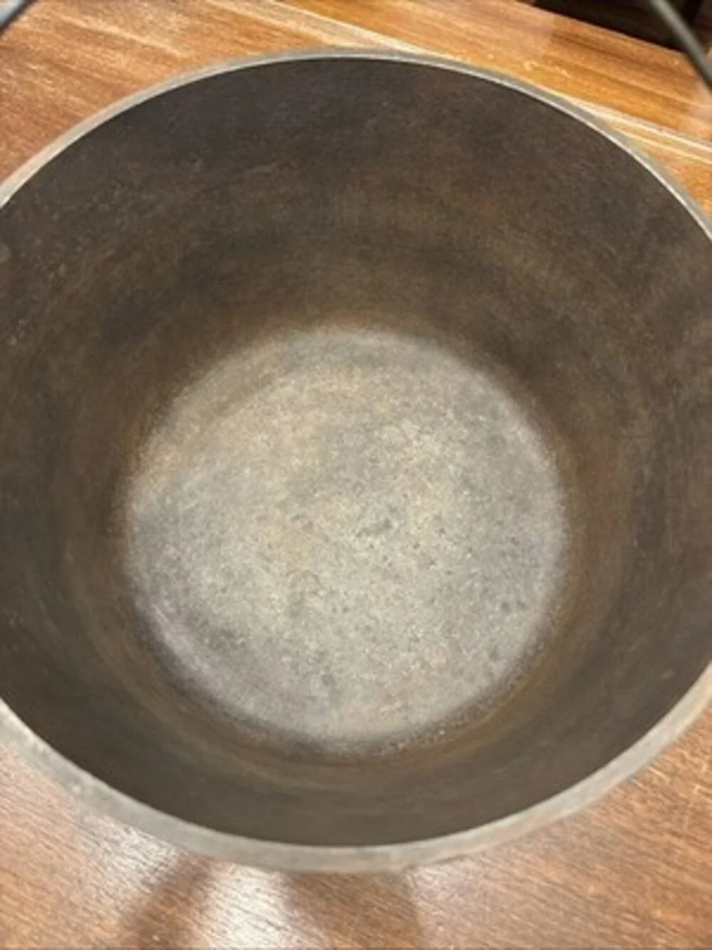 Vintage Cast-Iron Dutch Oven FBP-D 8” Bail Handle